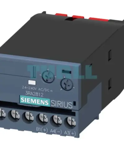 Siemens SIRIUS 3RA2812-1DW10 Electronic Timing Relay, Off-Delayed, 0.05-100s, 24-240V AC/DC, Screw Terminal, Integrated Varistor