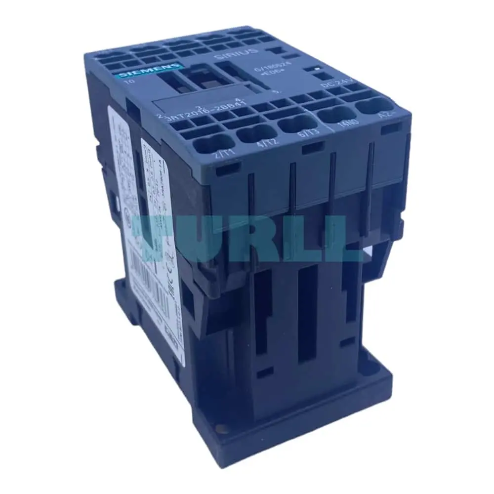 Siemens 3RT2016-2BB41 SIRIUS Power Contactor 9A, 4kW, 24V DC, 1 NO Auxiliary Contact, Size S00 Original Brand New 2 Siemens 3RT2016-2BB41 SIRIUS Power Contactor 9A, 4kW, 24V DC, 1 NO Auxiliary Contact, Size S00