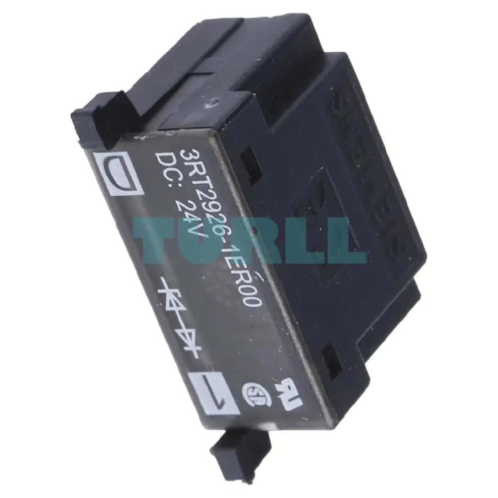 Siemens 3RT2926-1ER00 Surge Suppressor, Diode Combination, 24 V DC for 3RT2.2 Contactors Original Brand New 4 Siemens 3RT2926-1ER00 Surge Suppressor, Diode Combination, 24 V DC for 3RT2.2 Contactors