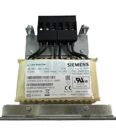 SIEMENS 6SL3203-0CE13-2AA0 SINAMICS Line Reactor