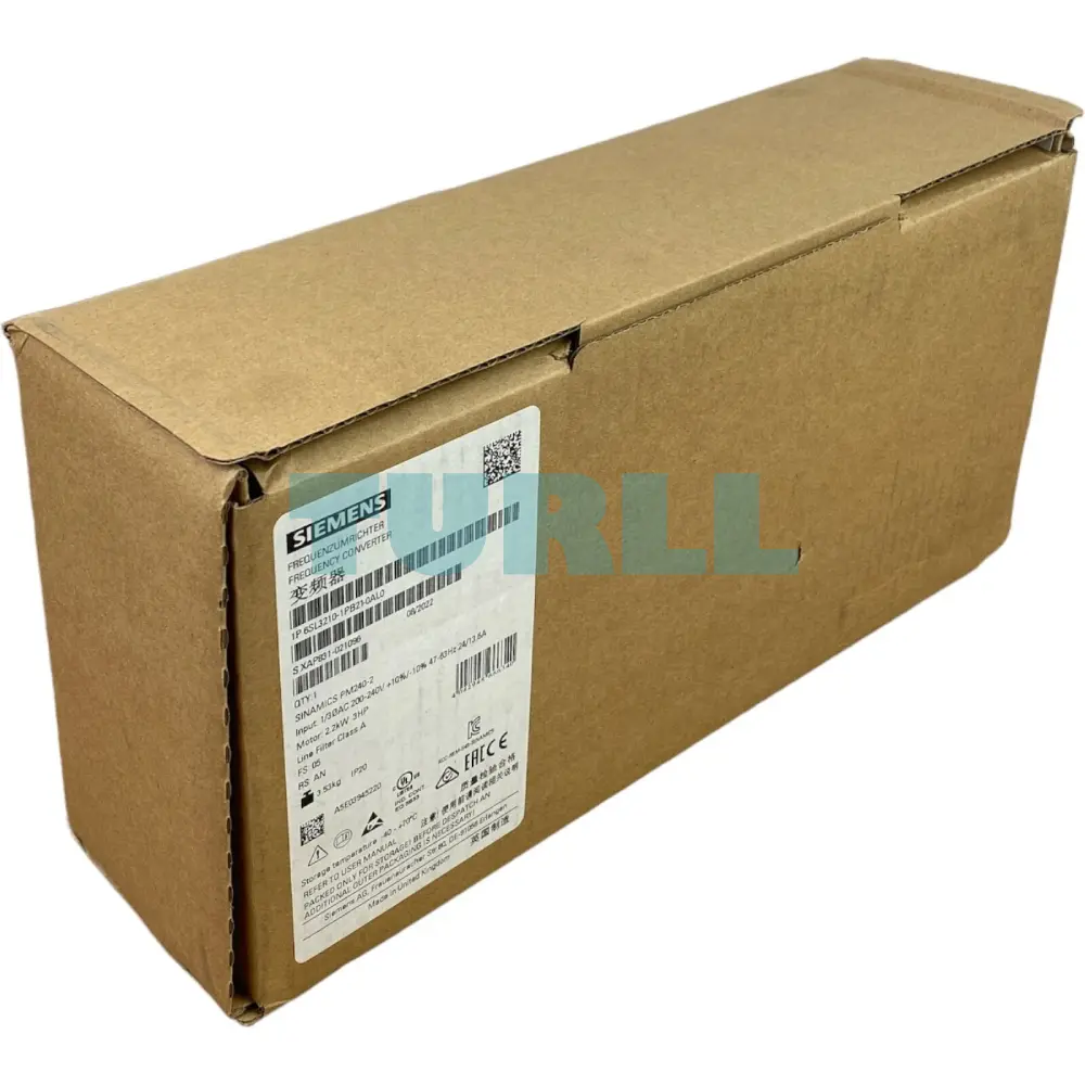 Siemens 6SL3210-1PB21-0AL0 SINAMICS PM240-2 Power Module, 2.2kW, IP20