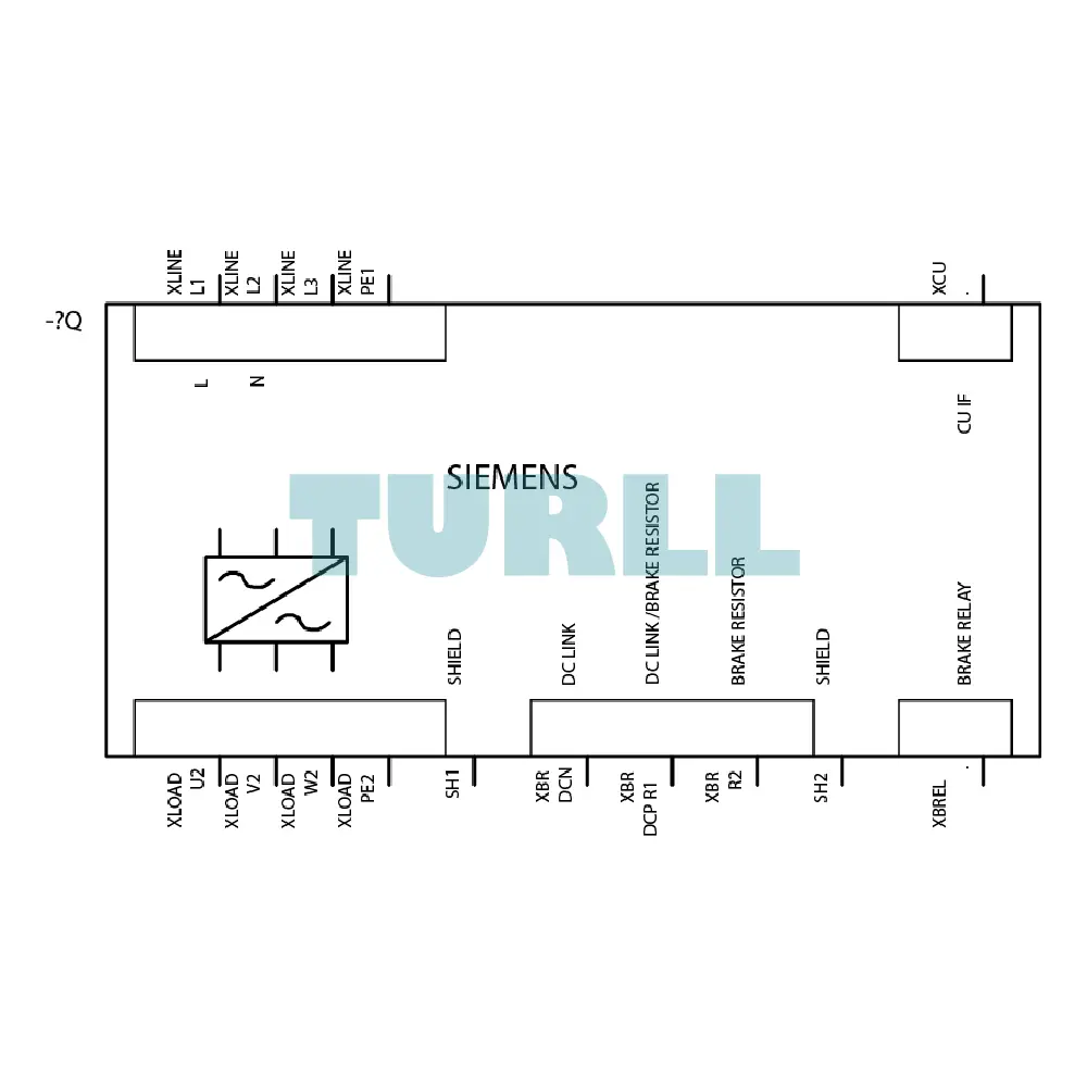 Siemens 6SL3210-1PB21-0UL0 SINAMICS PM240-2 Power Module 1.5kW / 2.2kW