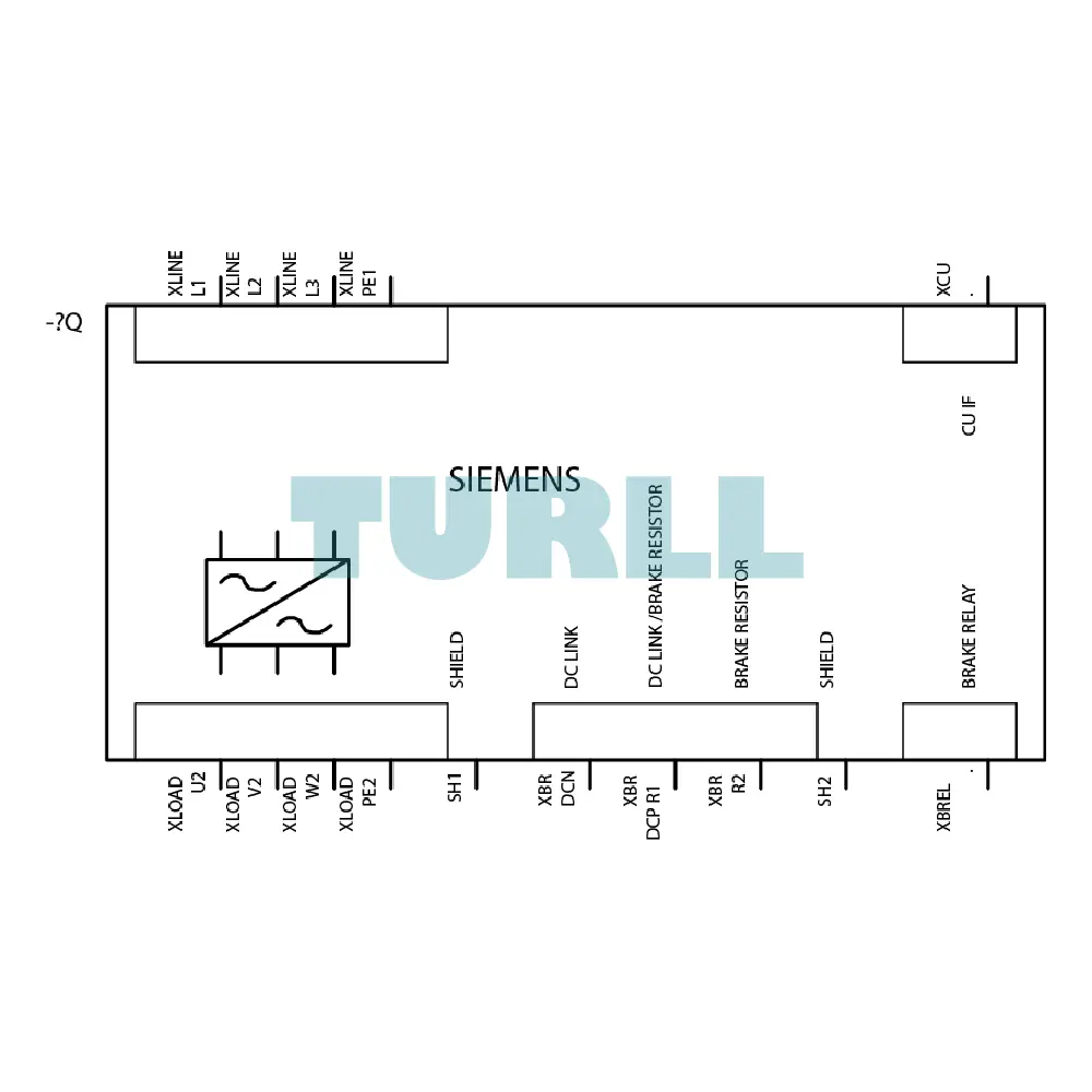 Siemens 6SL3210-1PC22-2UL0 SINAMICS Power Module PM240-2, 3AC 200-240V, 4kW/5.5kW