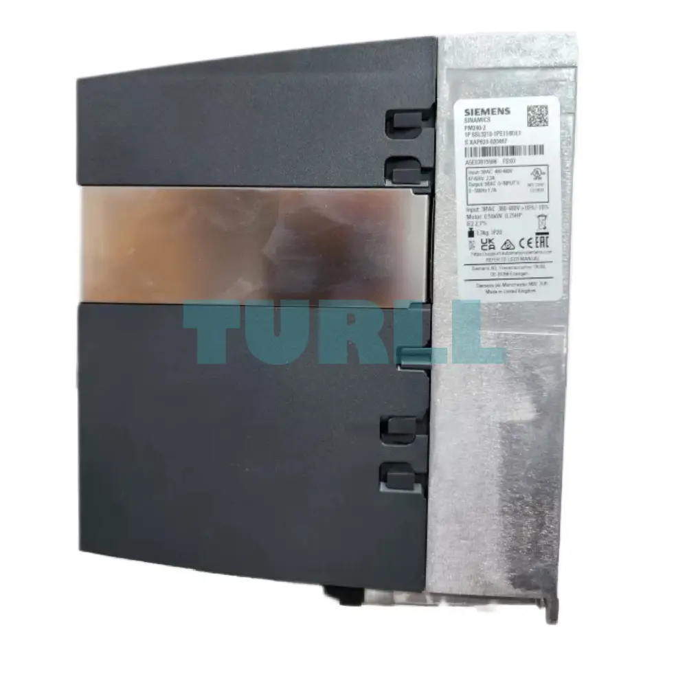 Siemens 6SL3210-1PE11-8UL1 SINAMICS PM240-2 Power Module, 0.55kW, 380-480V, IP20