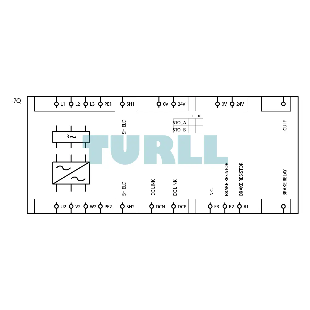 Siemens 6SL3210-1PE26-0AL0 SINAMICS G120, Power Module PM240-2, 22kW / 30kW
