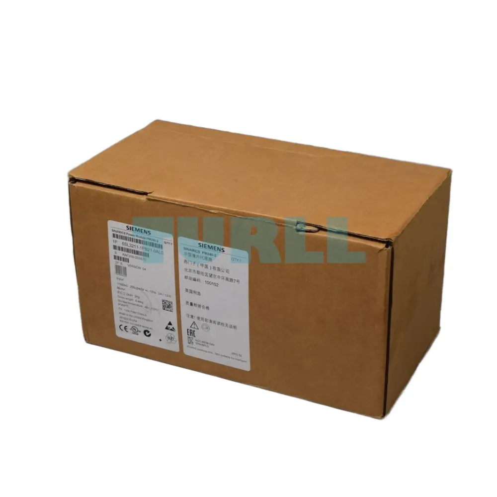 Siemens 6SL3211-1PB21-0AL0 SINAMICS PM240-2 Power Module, 1.5kW - 2.2kW, IP20