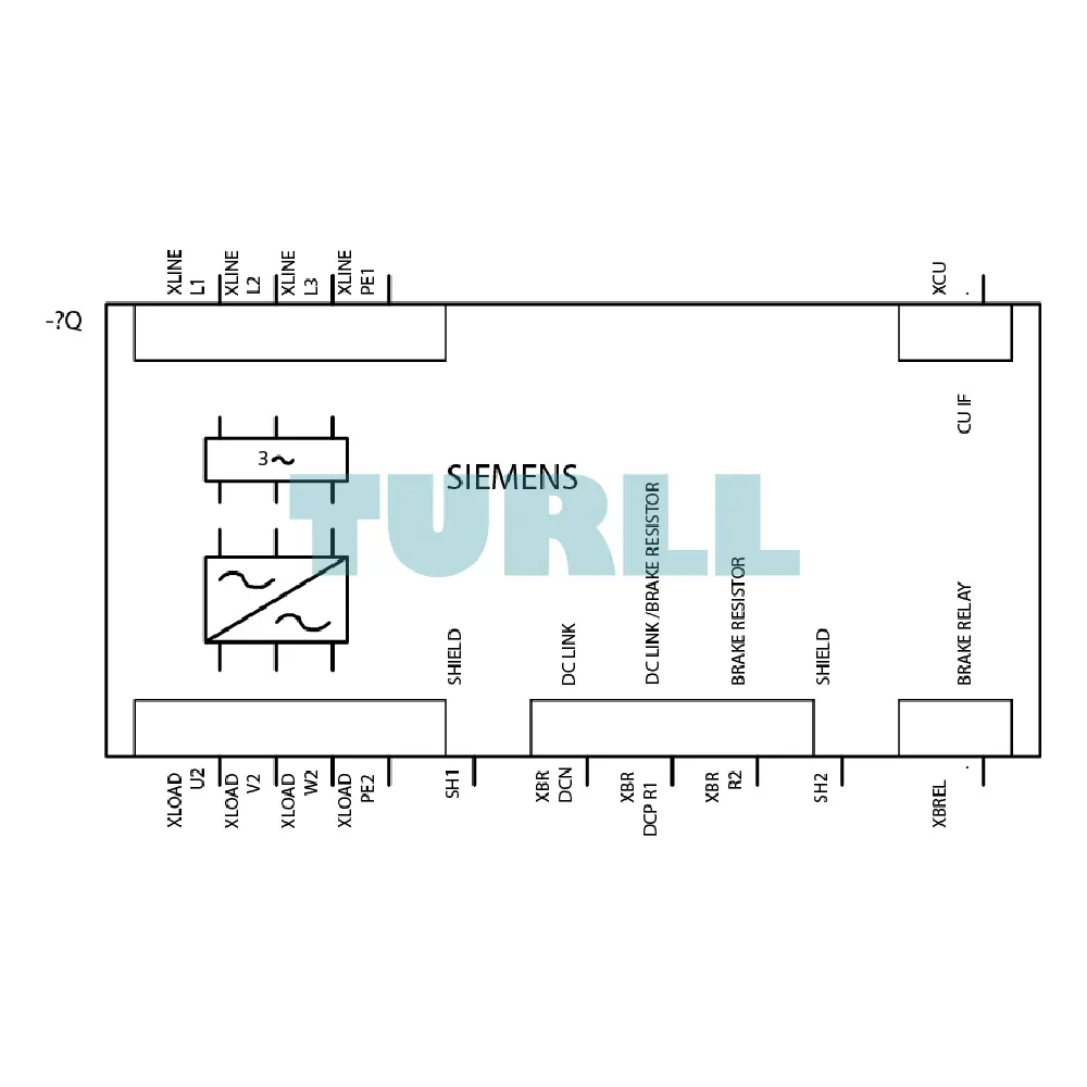 Siemens 6SL3211-1PE18-0AL1 SINAMICS PM240-2 Power Module, 3kW, 380-480V AC