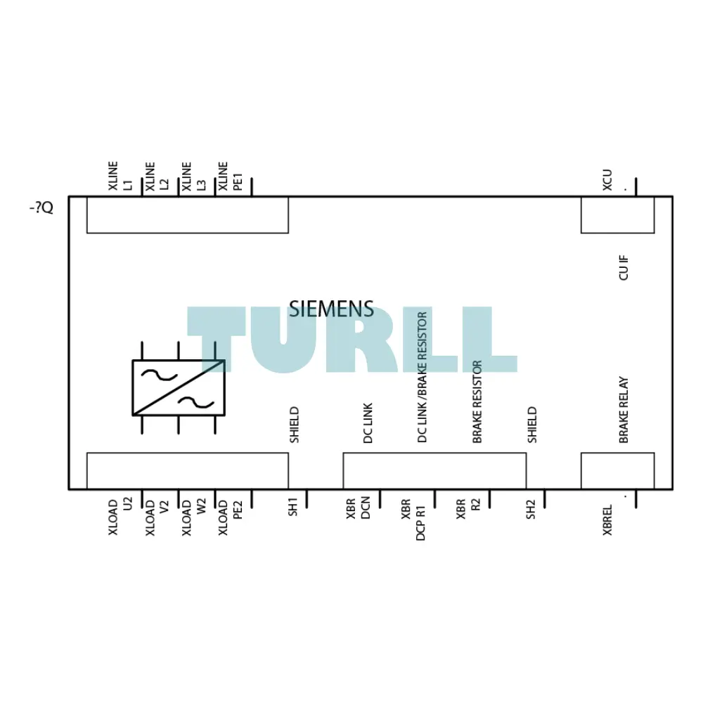 Siemens 6SL3211-1PE21-8UL0 SINAMICS PM240-2 Power Module 7.5kW