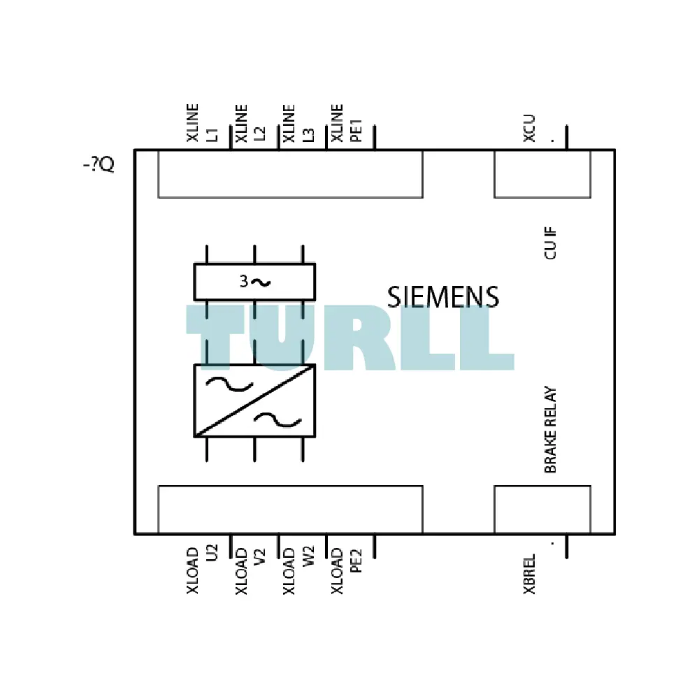 Siemens 6SL3225-0BE31-5AA0 SINAMICS G120 PM250 Power Module, 18.5kW, Integrated Class A Filter