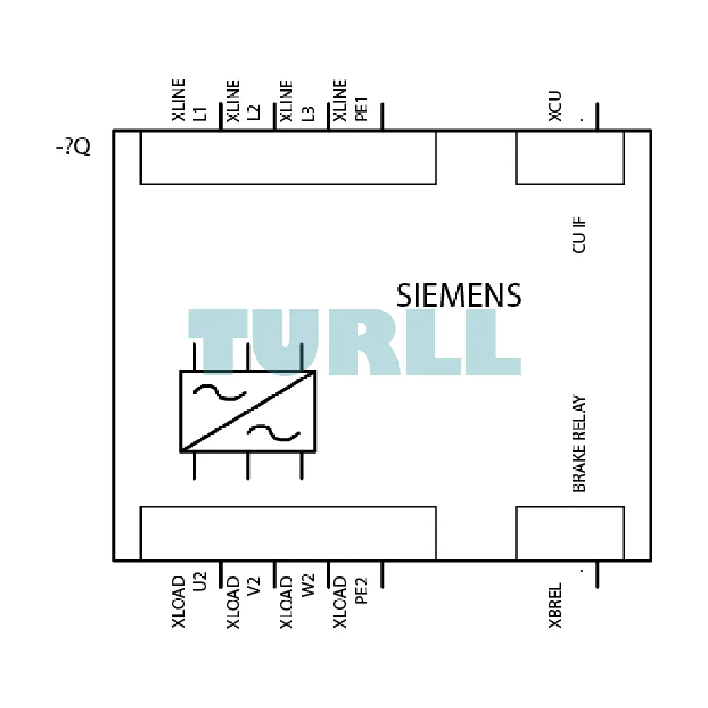 Siemens 6SL3225-0BE35-5UA0 SINAMICS G120, PM250 Power Module, 75kW/55kW Regenerative