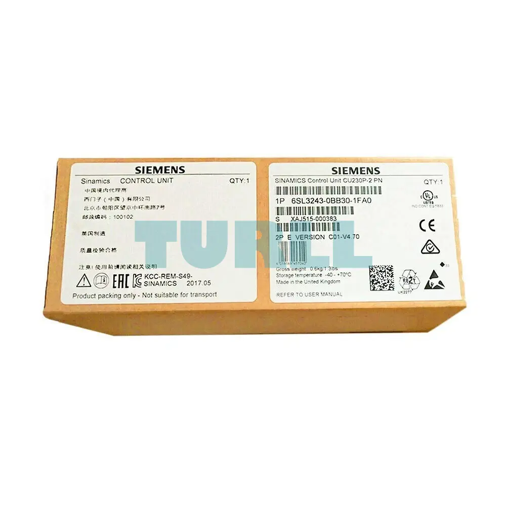 Siemens 6SL3243-0BB30-1FA0 SINAMICS G120 Control Unit CU230P-2 PN, PROFINET