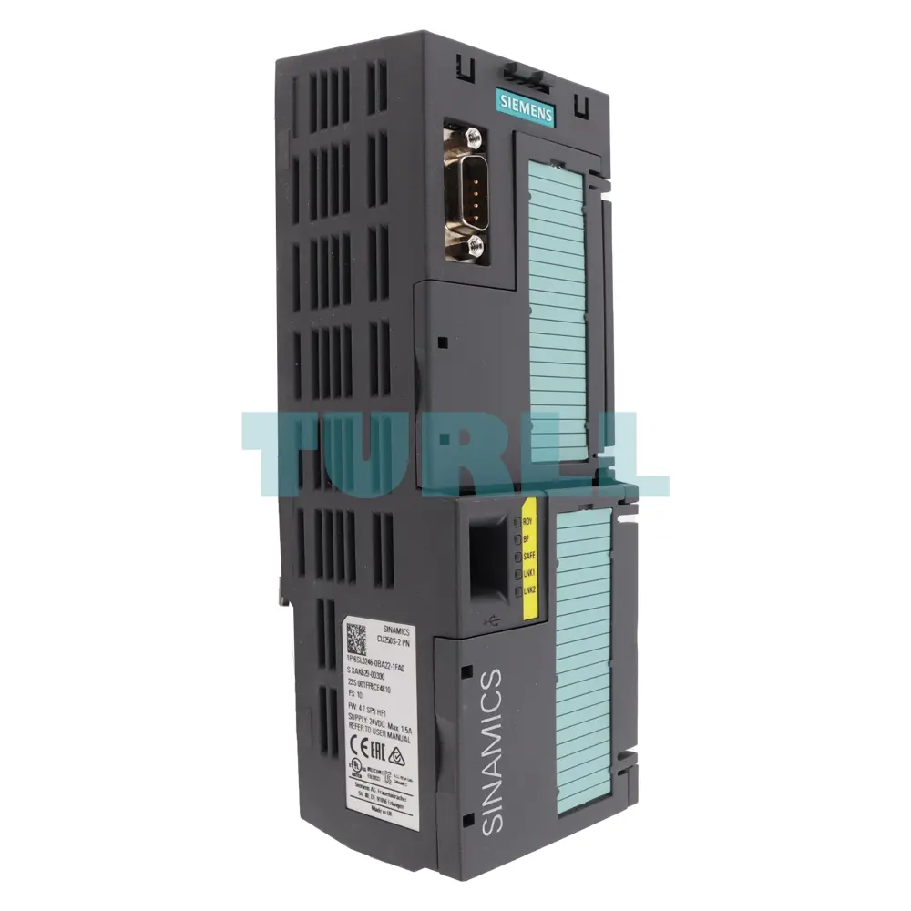 Siemens 6SL3246-0BA22-1FA0 SINAMICS G120 CU250S-2 PN Control Unit Original Brand New