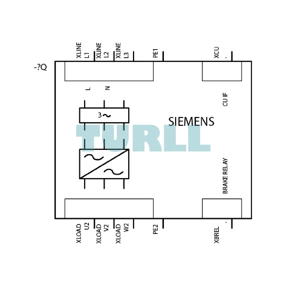 Siemens 6SL3225-0BE25-5AA1 | SINAMICS G120 Power Module PM250, Integrated Filter, Energy Recovery, 5.5kW - 7.5kW