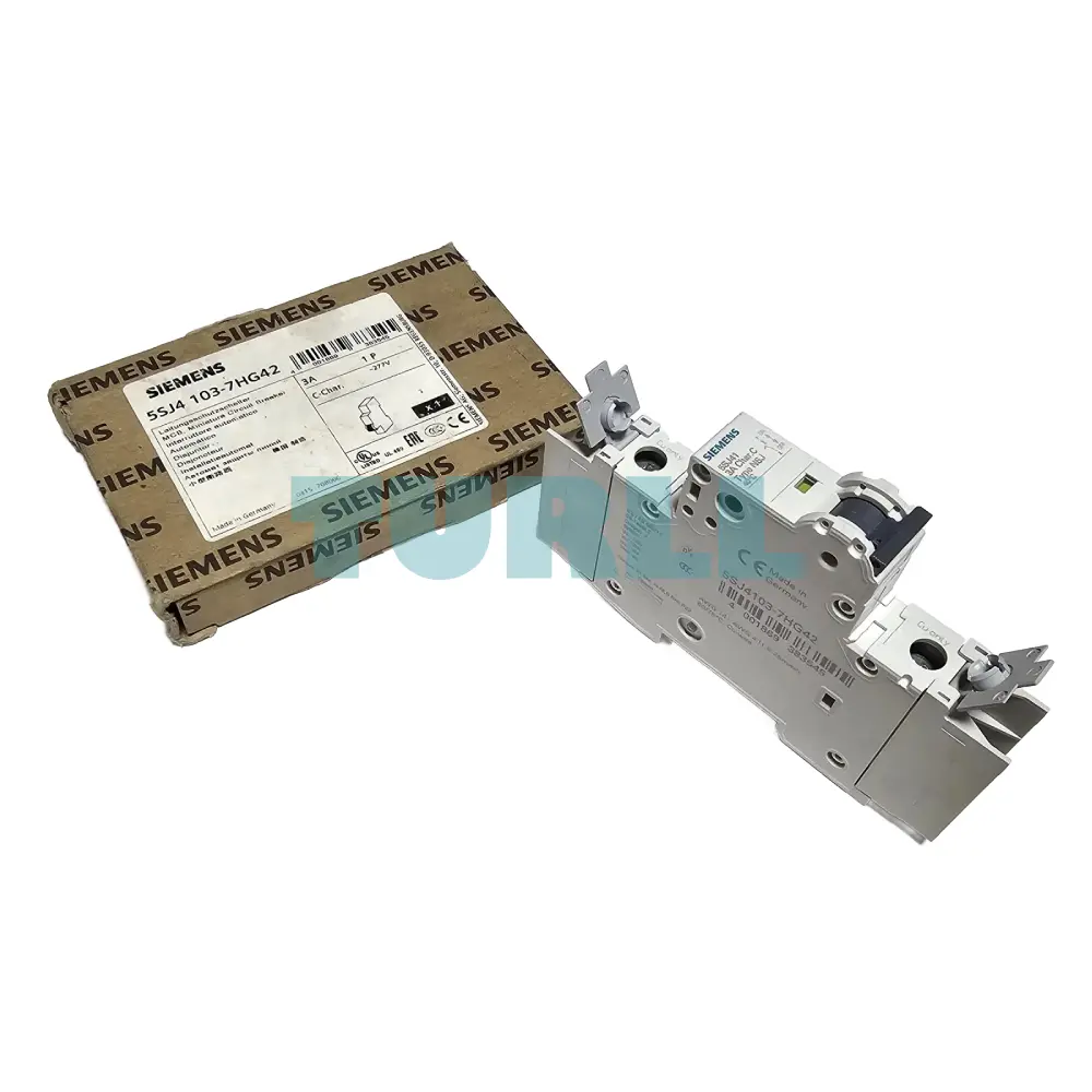 Siemens 5SJ4103-7HG42 Circuit Breaker 10kA, 1-Pole, C Curve, 3A, UL 489, 277V