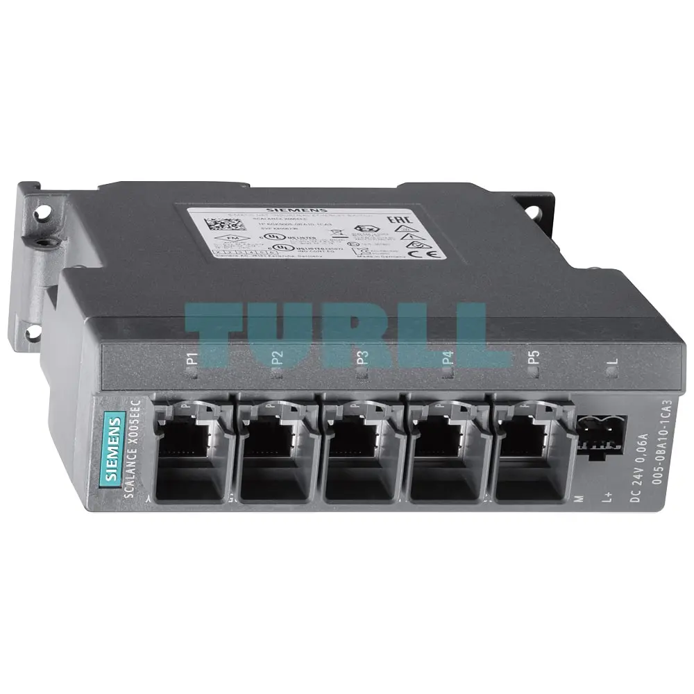6GK5005-0BA10-1CA3 SIEMENS SCALANCE X005EEC IE Entry Level Switch Unmanaged Original Brand New - Image 2