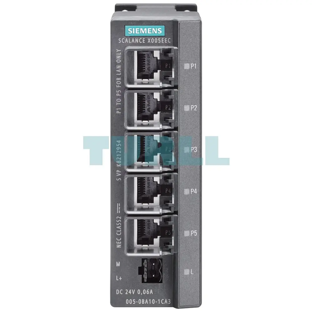 6GK5005-0BA10-1CA3 SIEMENS SCALANCE X005EEC IE Entry Level Switch Unmanaged Original Brand New - Image 3