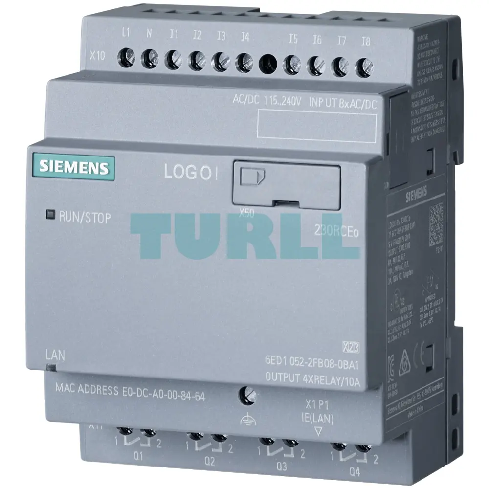 6AG1052-2FB08-7BA1 Siemens SIPLUS LOGO! 230RCEO Original Brand New 4 6AG1052-2FB08-7BA1 Siemens SIPLUS LOGO! 230RCEO