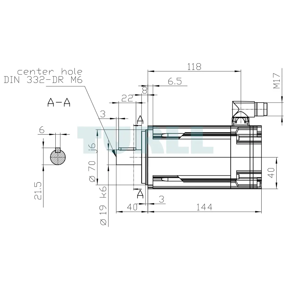 1FK2104-6AF01-1SA0 SIEMENS Exclusive SIMOTICS S-1FK2 HD Servo Motor Original Brand New 4 SIEMENS 1FK2104-6AF01-1SA0 SIMOTICS S-1FK2 Servo Motor