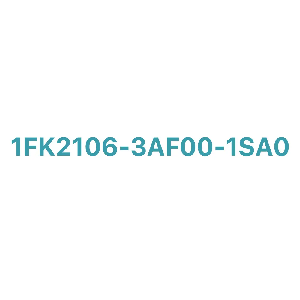 1FK2106-3AF00-1SA0 SIEMENS Exclusive SIMOTICS S-1FK2 HD Servo Motor Original Brand New 2 SIEMENS 1FK2106-3AF00-1SA0 SIMOTICS S-1FK2 Servo Motor