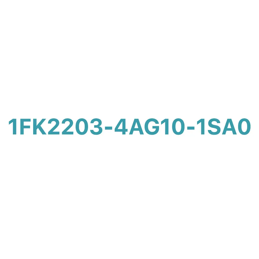 1FK2203-4AG10-1SA0 SIEMENS Exclusive SIMOTICS S-1FK2 CT Servo Motor Original Brand New 2 SIEMENS 1FK2203-4AG10-1SA0 SIMOTICS S-1FK2 CT Servo Motor Exclusive