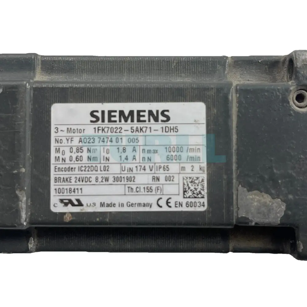 1FK7022-5AK71-1DH5 SIEMENS Exclusive SIMOTICS S-1FK7 Compact Synchronous Servo Motor Original Brand New 2 1FK7022-5AK71-1DH5 SIEMENS SIMOTICS S-1FK7 Compact Synchronous Servo Motor Original Brand New