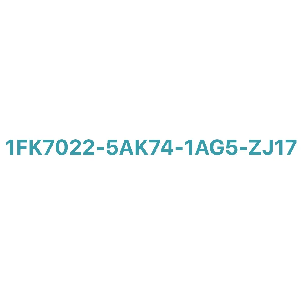 1FK7022-5AK74-1AG5-ZJ17 SIEMENS Exclusive SIMOTICS S Synchronous Servo Motor Original Brand New 2 SIEMENS 1FK7022-5AK74-1AG5-ZJ17 SIMOTICS S Exclusive Servo Motor