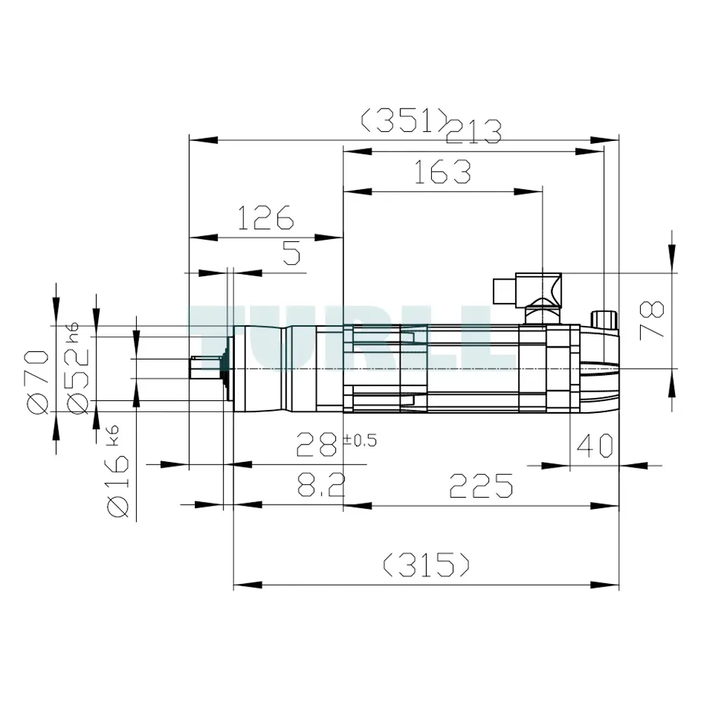 1FK7034-2AK71-1RH0-ZV40 SIEMENS Exclusive SIMOTICS S Synchronous Motor Original Brand New 4 1FK7034-2AK71-1RH0-ZV40 SIEMENS SIMOTICS S Synchronous Motor