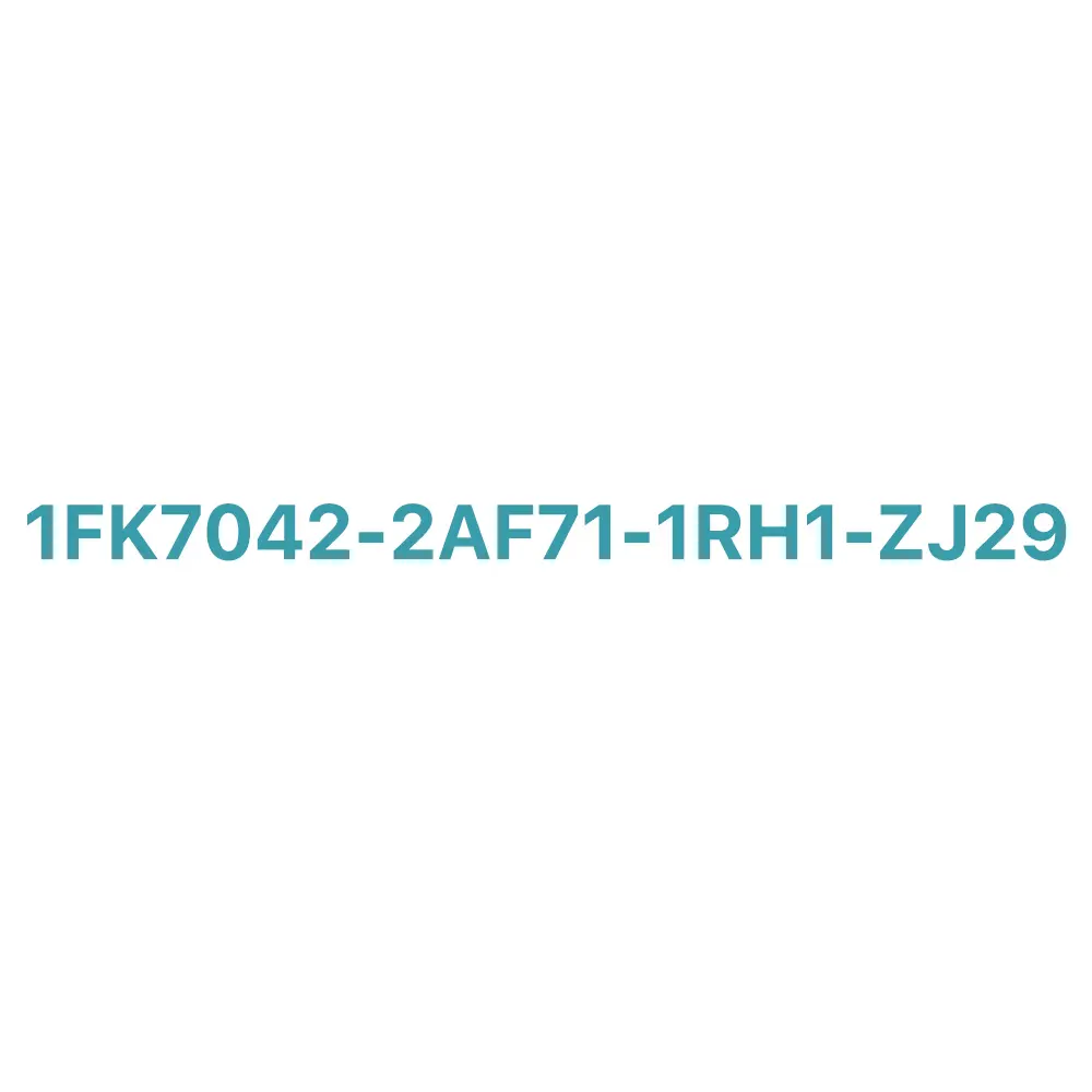 1FK7042-2AF71-1RH1-ZJ29 SIEMENS SIMOTICS S-1FK7 Synchronous Motor