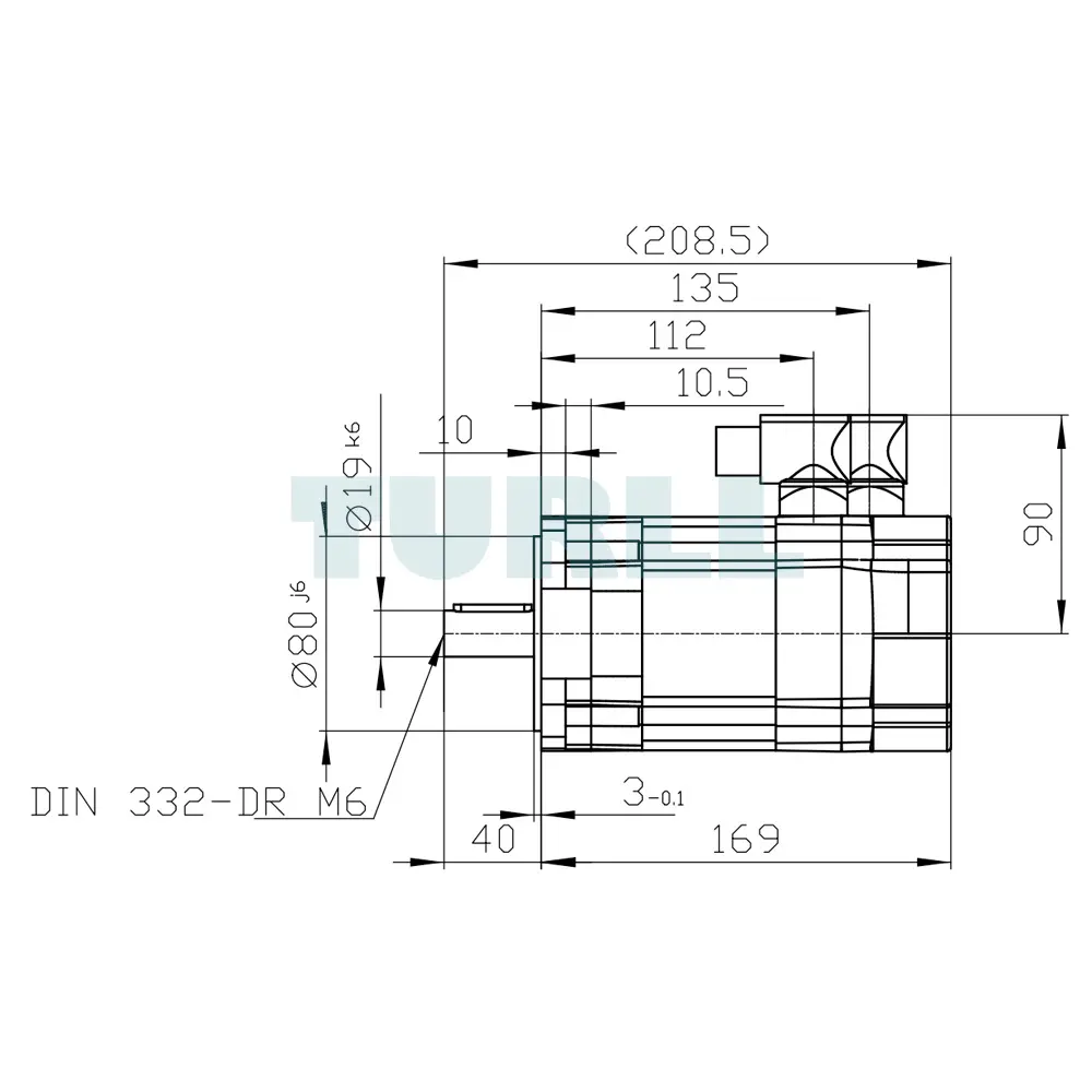 1FK7042-2AF74-1GA0 SIEMENS SIMOTICS S-1FK7 Synchronous Motor