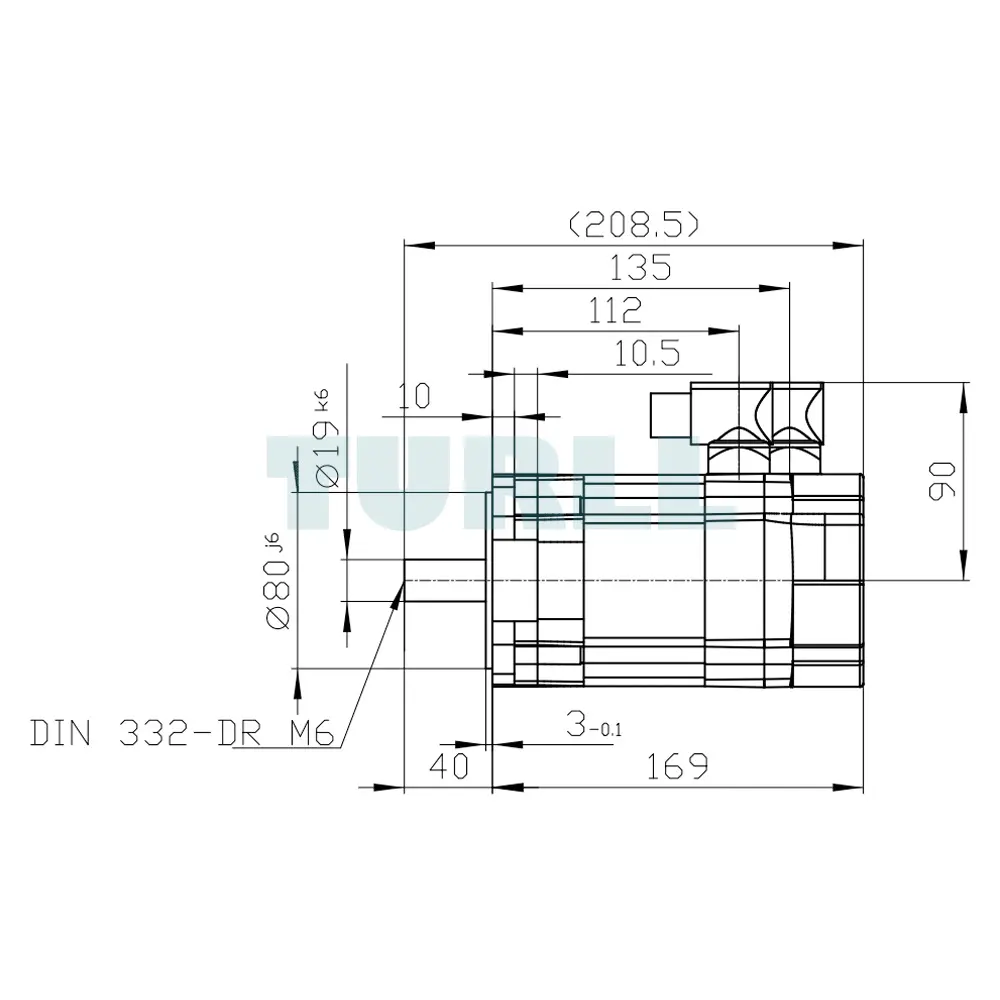 1FK7042-2AF74-1GG0 SIEMENS SIMOTICS S-1FK7 Synchronous Servo Motor