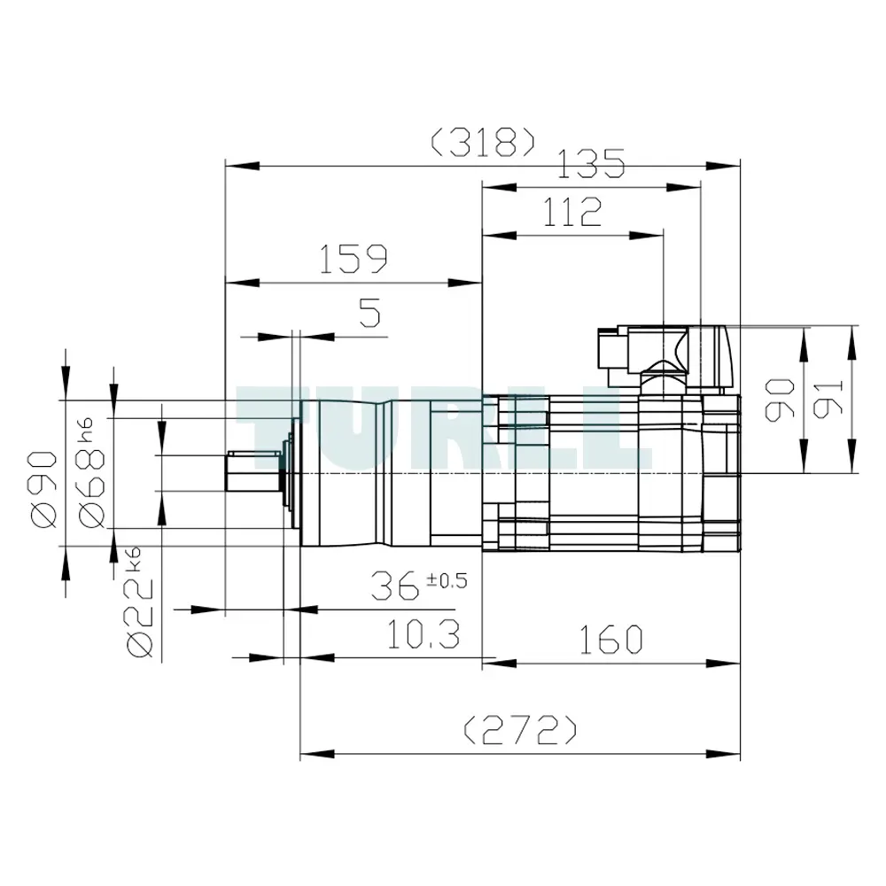 1FK7042-2AK71-1PG0-ZV42 SIEMENS SIMOTICS S-1FK7 Synchronous Motor
