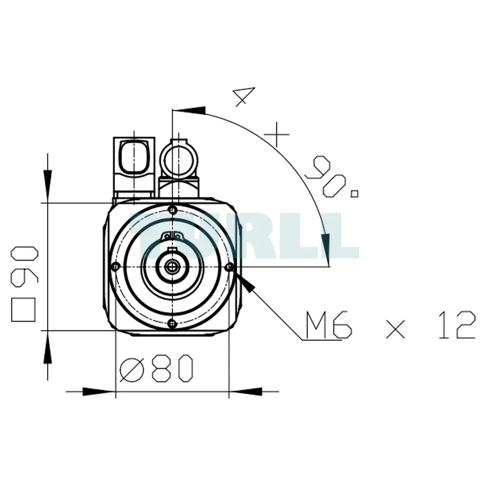 1FK7042-2AK71-1PH0-ZV40 SIEMENS SIMOTICS S Synchronous Motor with Planetary Gear
