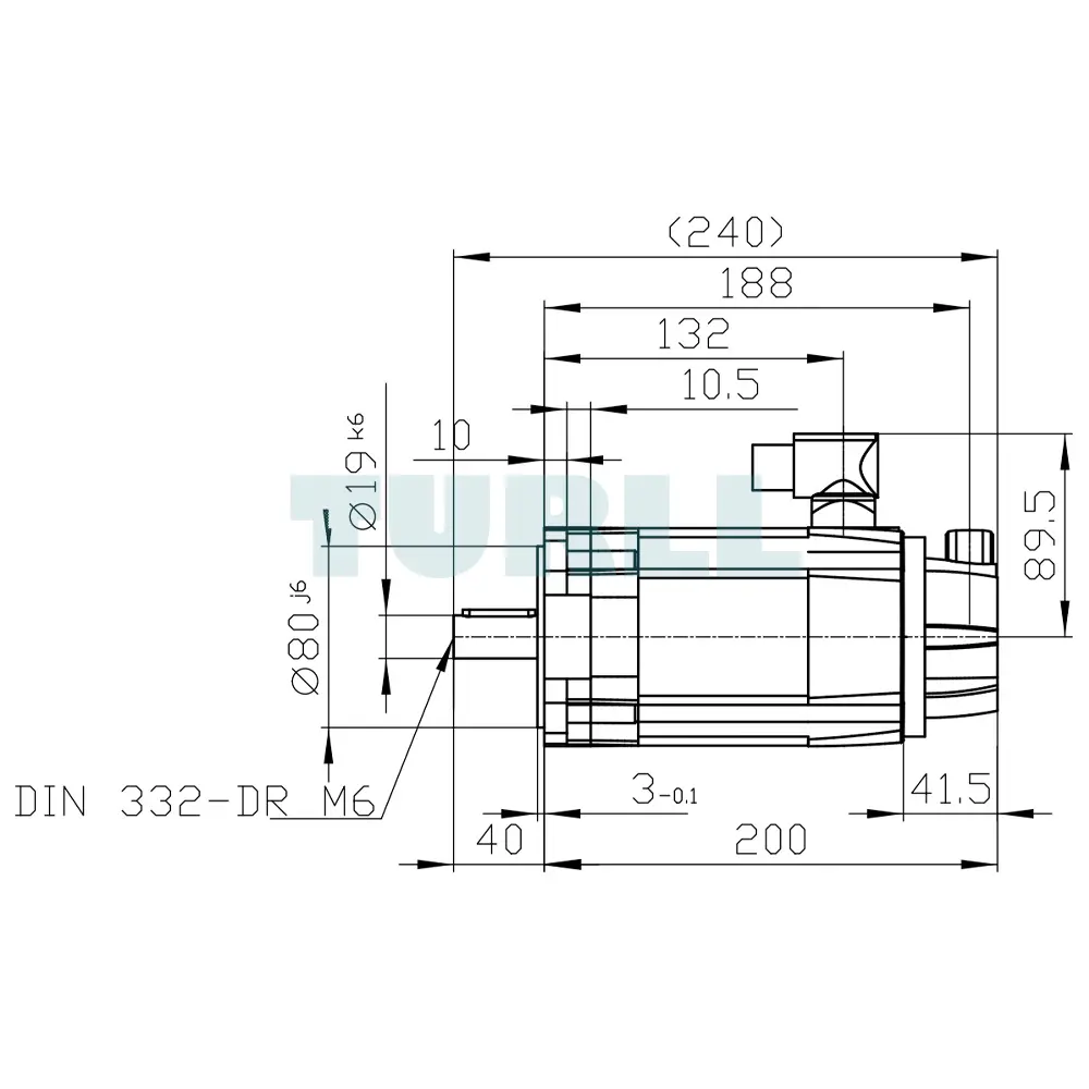 1FK7043-4CH71-1QA0 SIEMENS SIMOTICS S synchronous motor