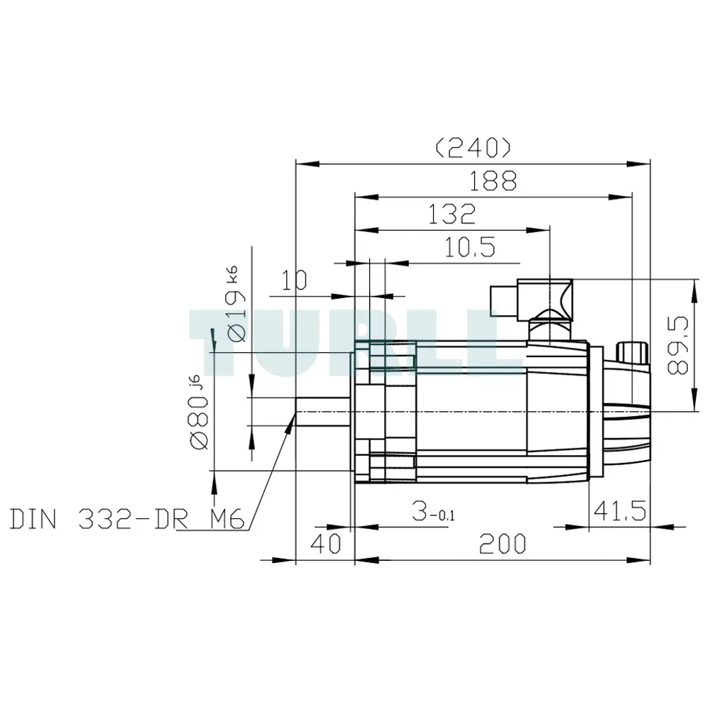 1FK7043-4CH71-1RG1 SIEMENS SIMOTICS S synchronous motor