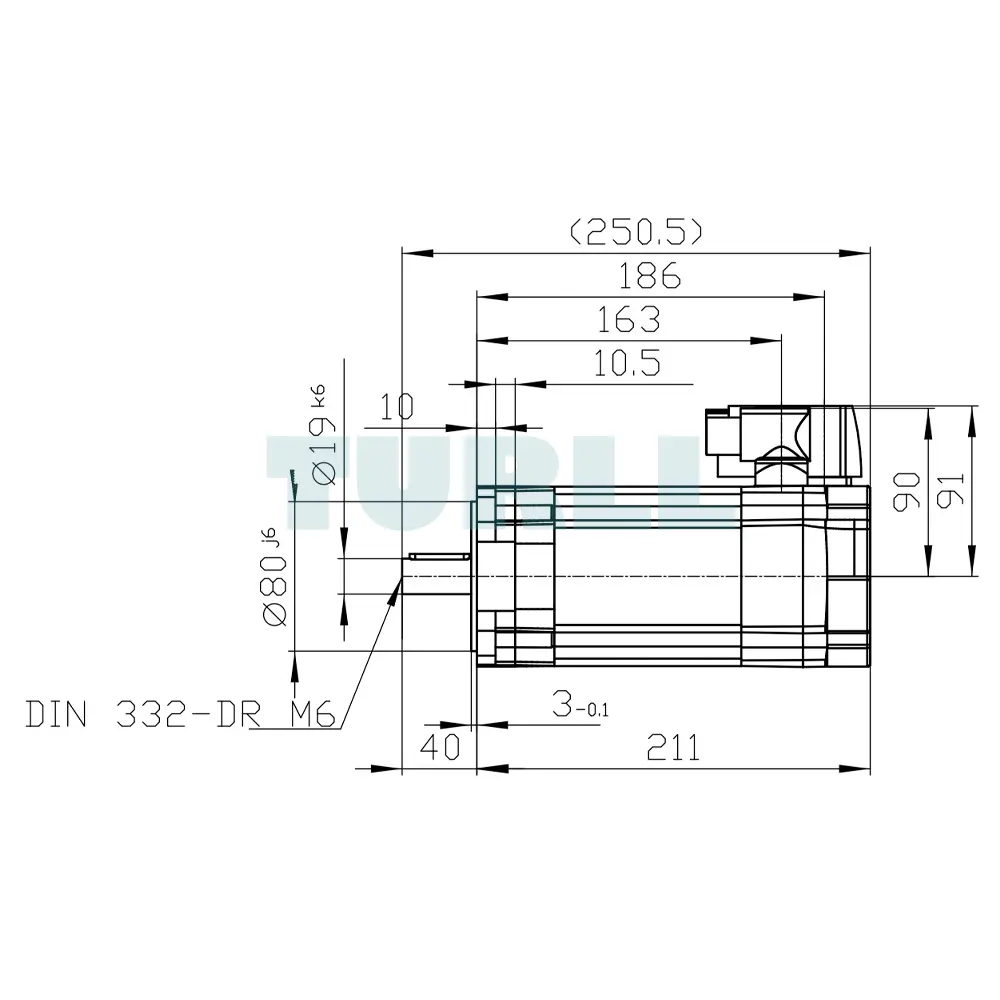 1FK7044-4CH71-1UA2 SIEMENS SIMOTICS S synchronous motor