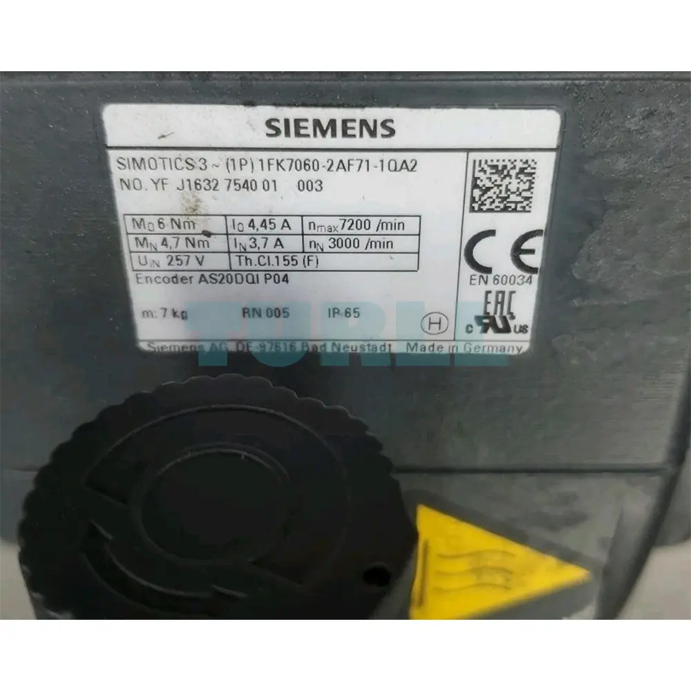 1FK7060-2AF71-1QA2 SIEMENS Exclusive SIMOTICS S Synchronous Motor Original Brand New 2 1FK7060-2AF71-1QA2 SIEMENS SIMOTICS S Synchronous Motor