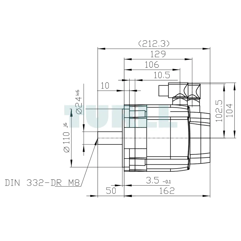 SIEMENS 1FK7060-2AF74-1GG2 SIMOTICS S Synchronous Motor
