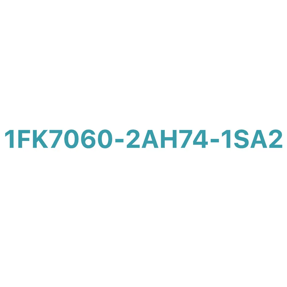 SIEMENS 1FK7060-2AH74-1SA2 SIMOTICS S-1FK7 Motor