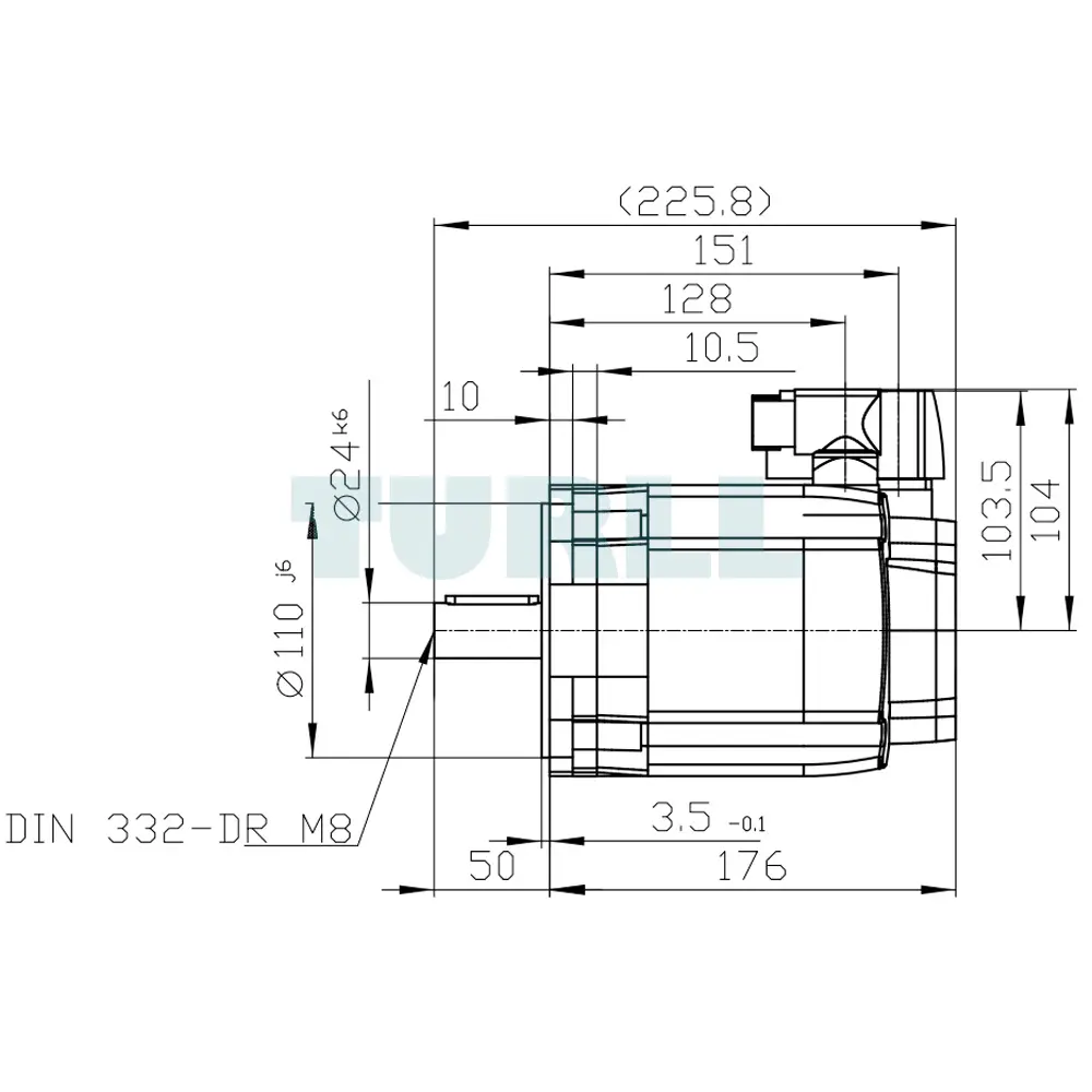 1FK7062-2AC71-1PA2 SIEMENS SIMOTICS S motor