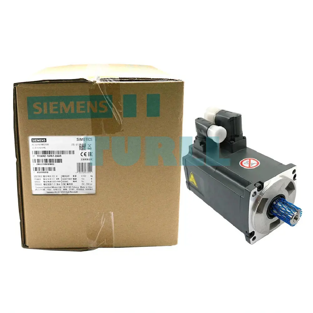 Siemens 1FL6042-1AF61-2AA1 SIMOTICS S-1FL6 Servo Motor 0.4 kW, 3000 RPM, IP65, 400V Original Brand New 5 Siemens 1FL6042-1AF61-2AA1 SIMOTICS S-1FL6 Servo Motor 0.4 kW, 3000 RPM, IP65, 400V