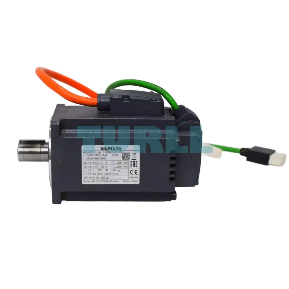 Siemens 1FL6042-2AF21-1AA1 SIMOTICS S-1FL6 Servo Motor 0.75kW, 3000 RPM Original Brand New 4 Siemens 1FL6042-2AF21-1AA1 SIMOTICS S-1FL6 Servo Motor 0.75kW, 3000 RPM