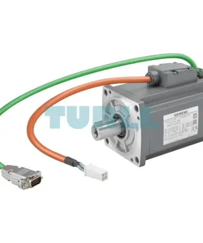 1FL6042-2AF21-1LG1 SIMOTICS S-1FL6 Operating voltage 230 V 3 AC PN=0.75 kW; NN=3000 rpm M0=2.39 Nm; MN=2.39 Nm Shaft height 40 mm Encoder absolute 20-bit (12-bit multi-turn) Smooth shaft Tolerance N without holding brake Degree of protection IP65 with sealing ring compatible with the converters SINAMICS V90