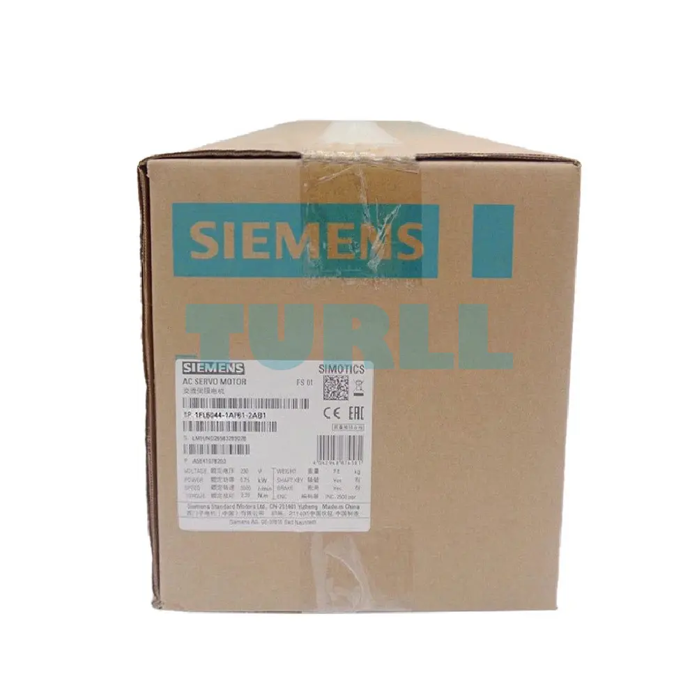 Siemens 1FL6044-1AF61-2AB1 SIMOTICS S-1FL6 Servo Motor 0.75 kW, 3000 rpm Original Brand New 5 Siemens 1FL6044-1AF61-2AB1 SIMOTICS S-1FL6 Servo Motor 0.75 kW, 3000 rpm