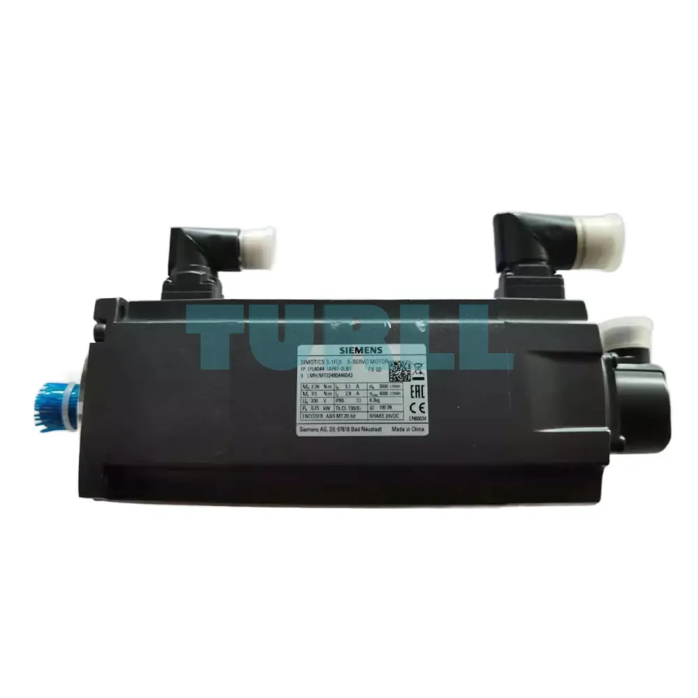 Siemens 1FL6044-1AF61-2LB1 SIMOTICS S-1FL6 High Inertia Servo Motor 0.75kW, 400V, 3000rpm Original Brand New 3 Siemens 1FL6044-1AF61-2LB1 SIMOTICS S-1FL6 High Inertia Servo Motor 0.75kW, 400V, 3000rpm