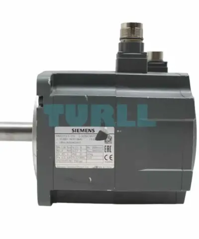 1FL6061-1AC61-0AA1 SIMOTICS S-1FL6 operating voltage 400 V 3 AC PN=0.75 kW; NN=2000 rpm, M0=4 Nm; MN=3.58 Nm shaft height 65 mm incremental encoder TTL 2500 incr./rev. with feather key, tolerance N without holding brake degree of protection IP65 with sealing ring compatible with the converters SINAMICS V70&V90
