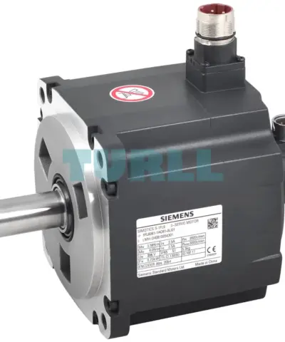 1FL6067-1AC61-0LB1 SIMOTICS S-1FL6-1FL6 operating voltage 400 V 3 AC PN=2 kW; NN=2000 rpm, M0=15 Nm; MN=9.55 Nm shaft height 65 mm absolute encoder 20-bit (12-bit multi-turn) with feather key, tolerance N with holding brake degree of protection IP65 with sealing ring compatible with the converters SINAMICS V70&V90