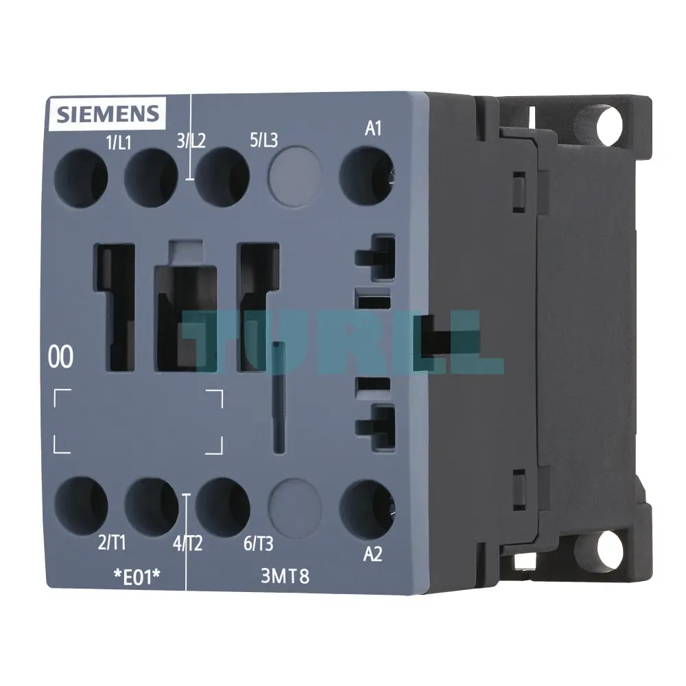 Siemens 3MT8006-1AH00 Contactor AC-3, 6A/2.2kW, 400V, W/O, Aux. AC 48V, 50/60Hz, size S00 Original Brand New 1 Siemens 3MT8006-1AH00 Contactor AC-3, 6A/2.2kW, 400V, W/O, Aux. AC 48V, 50/60Hz, size S00