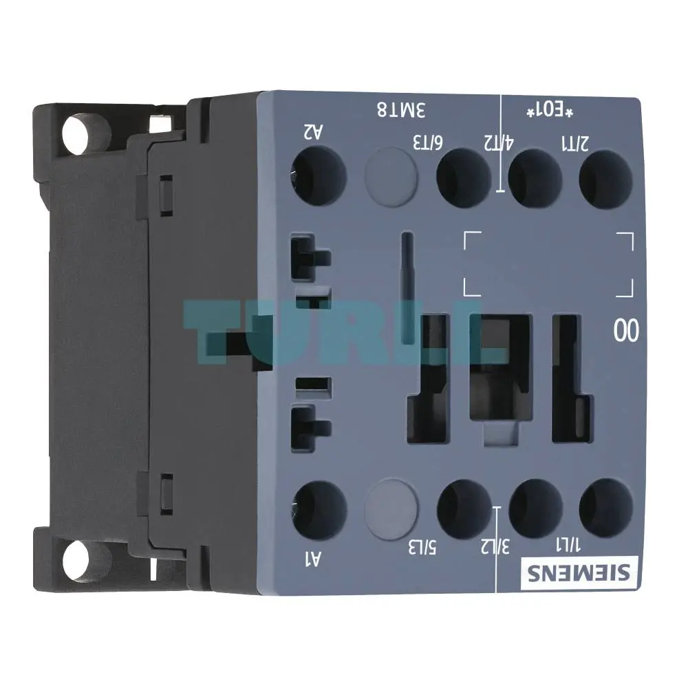 Siemens 3MT8006-1AQ00 Contactor AC-3, 6A/2.2kW, 400V, W/O, Aux. AC 380V, 50/60Hz, size S00 Original Brand New 3 Siemens 3MT8006-1AQ00 Contactor AC-3, 6A/2.2kW, 400V, W/O, Aux. AC 380V, 50/60Hz, size S00