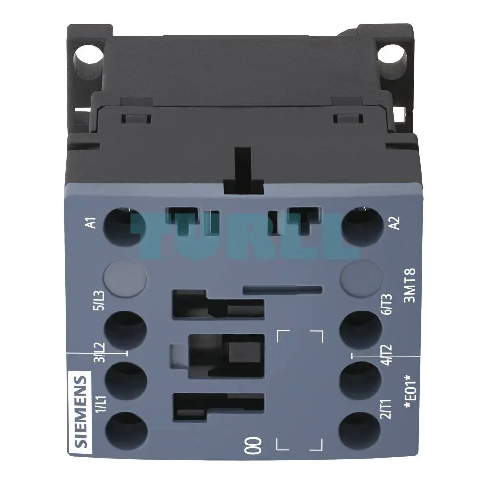 Siemens 3MT8006-1AQ00 Contactor AC-3, 6A/2.2kW, 400V, W/O, Aux. AC 380V, 50/60Hz, size S00 Original Brand New 2 Siemens 3MT8006-1AQ00 Contactor AC-3, 6A/2.2kW, 400V, W/O, Aux. AC 380V, 50/60Hz, size S00