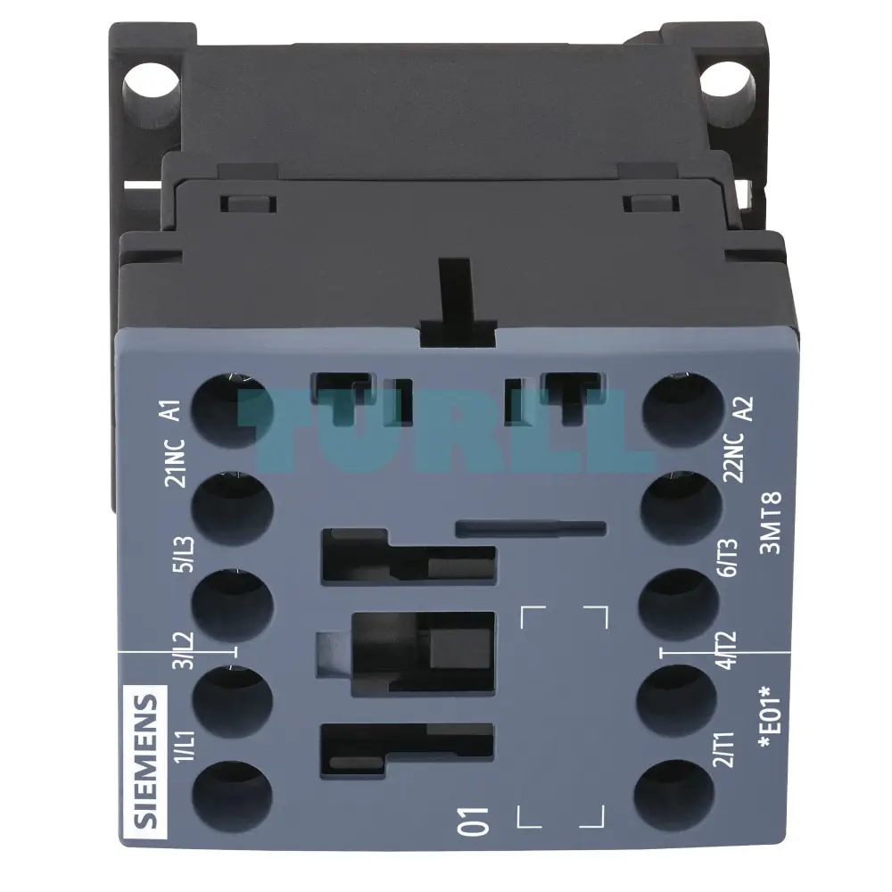 3MT8006-1AV02 Siemens Contactor AC-3 6A/2.2kW 400V Size S00 Original Brand New 2 3MT8006-1AV02 Siemens Contactor AC-3 6A/2.2kW 400V Size S00